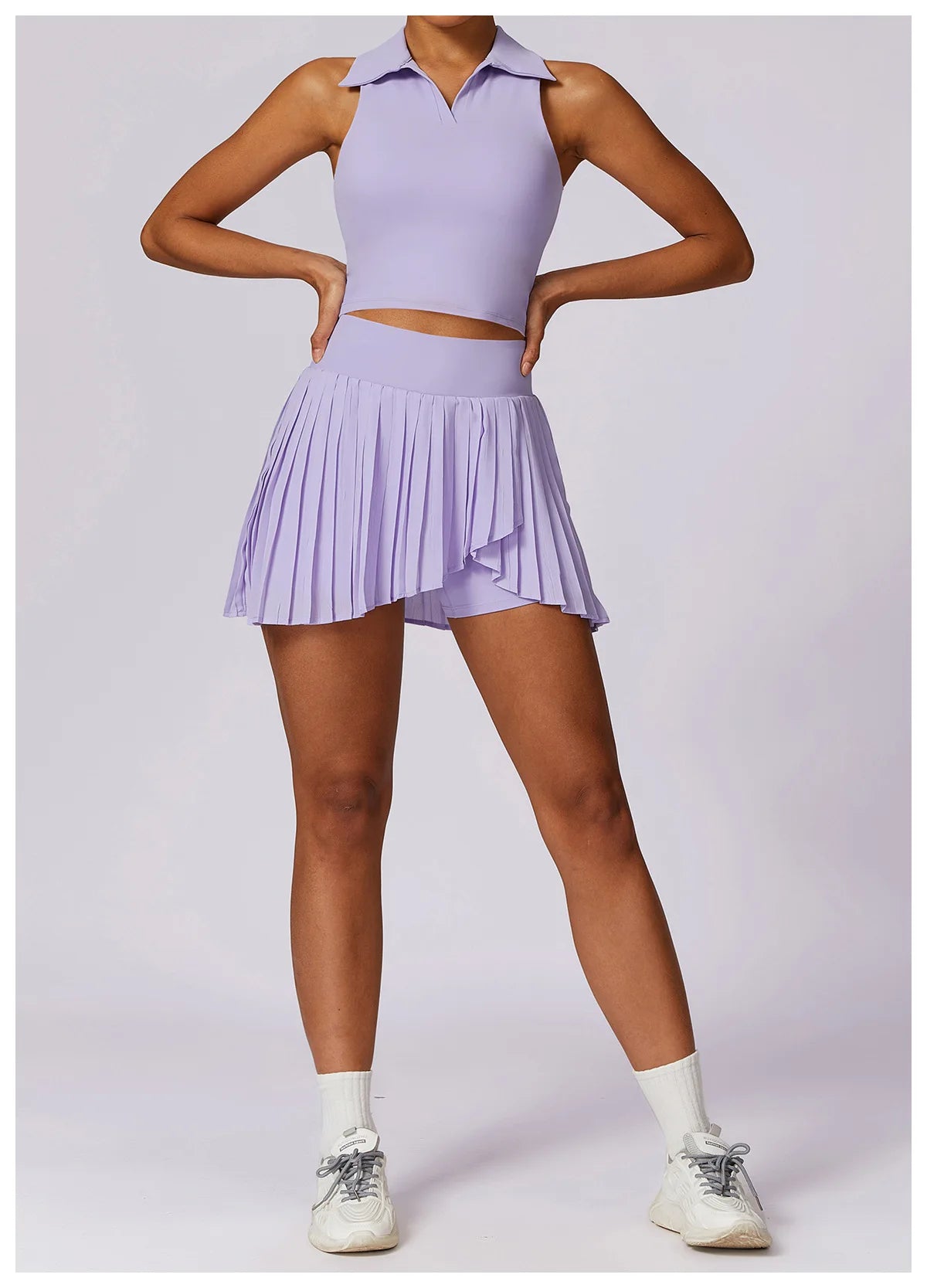 High Waist Tennis Skirts With Pocket