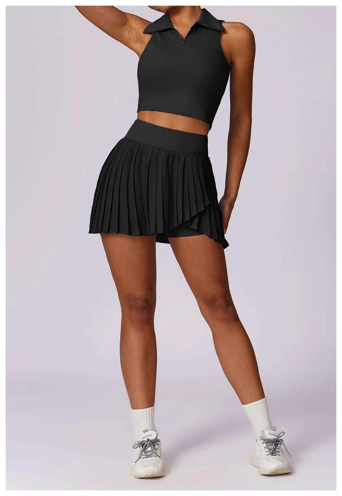 High Waist Tennis Skirts With Pocket