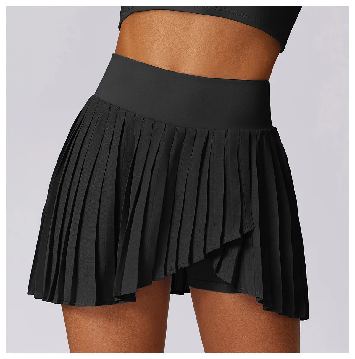 High Waist Tennis Skirts With Pocket