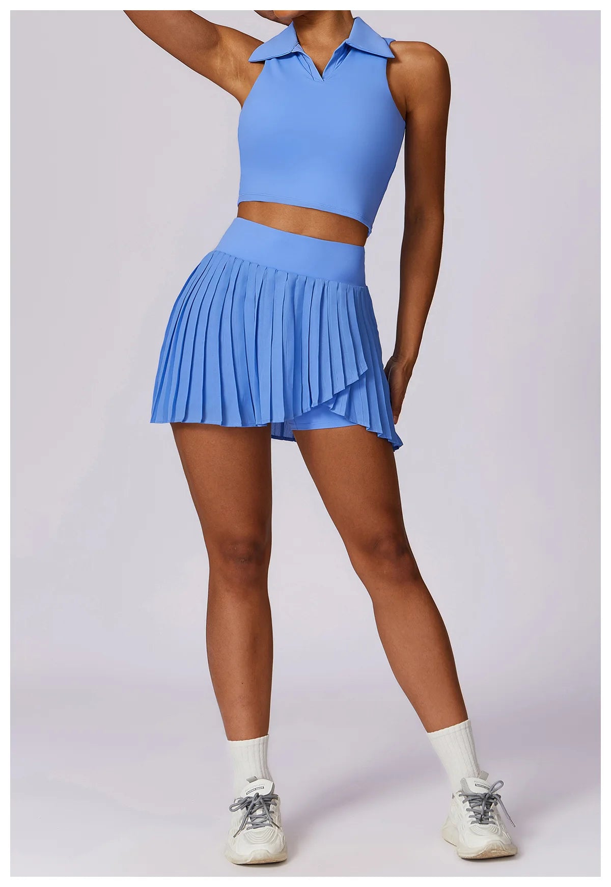 High Waist Tennis Skirts With Pocket