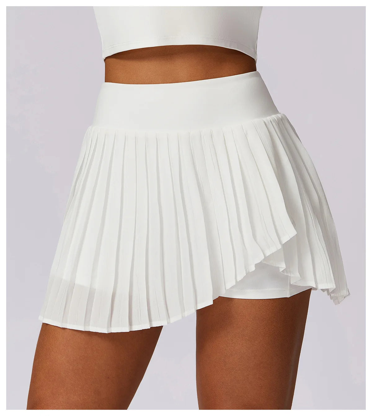 High Waist Tennis Skirts With Pocket