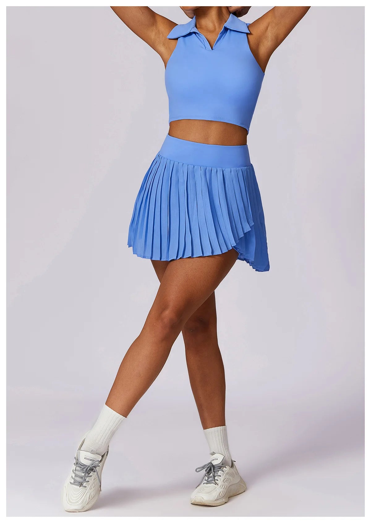 High Waist Tennis Skirts With Pocket