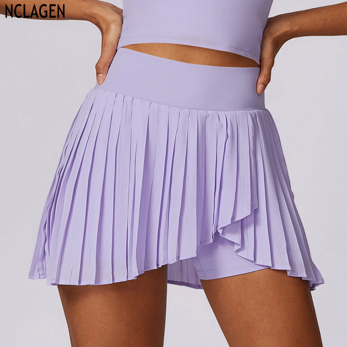 High Waist Tennis Skirts With Pocket