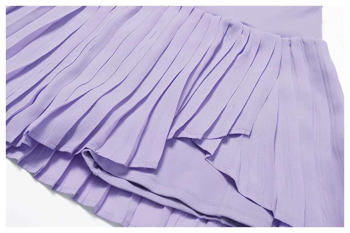 High Waist Tennis Skirts With Pocket